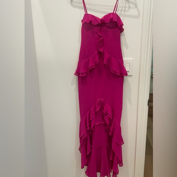 Lovers and Friends Melissa Gown Magenta XS - Picture 4 of 6